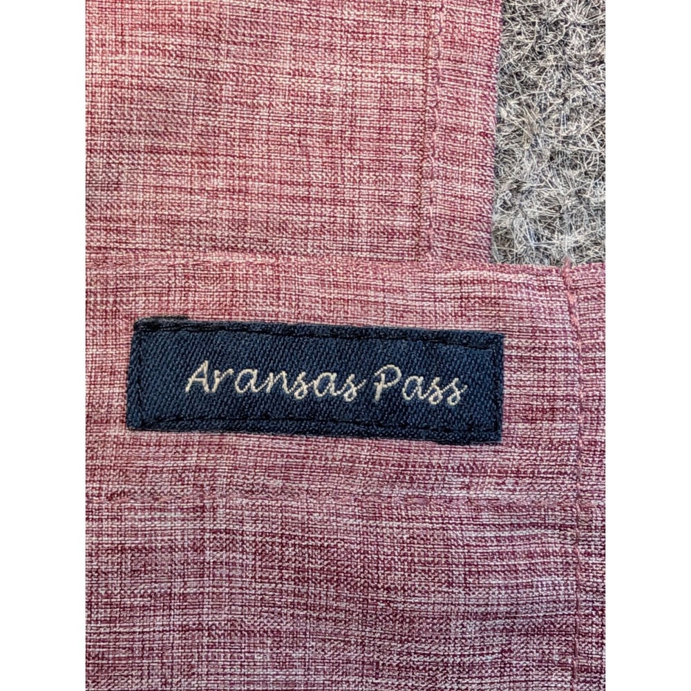 Magellan Outdoors Men's Medium Fish Gear Shirt Relaxed Fit "Aransas Pass" Plum - Picture 5 of 12